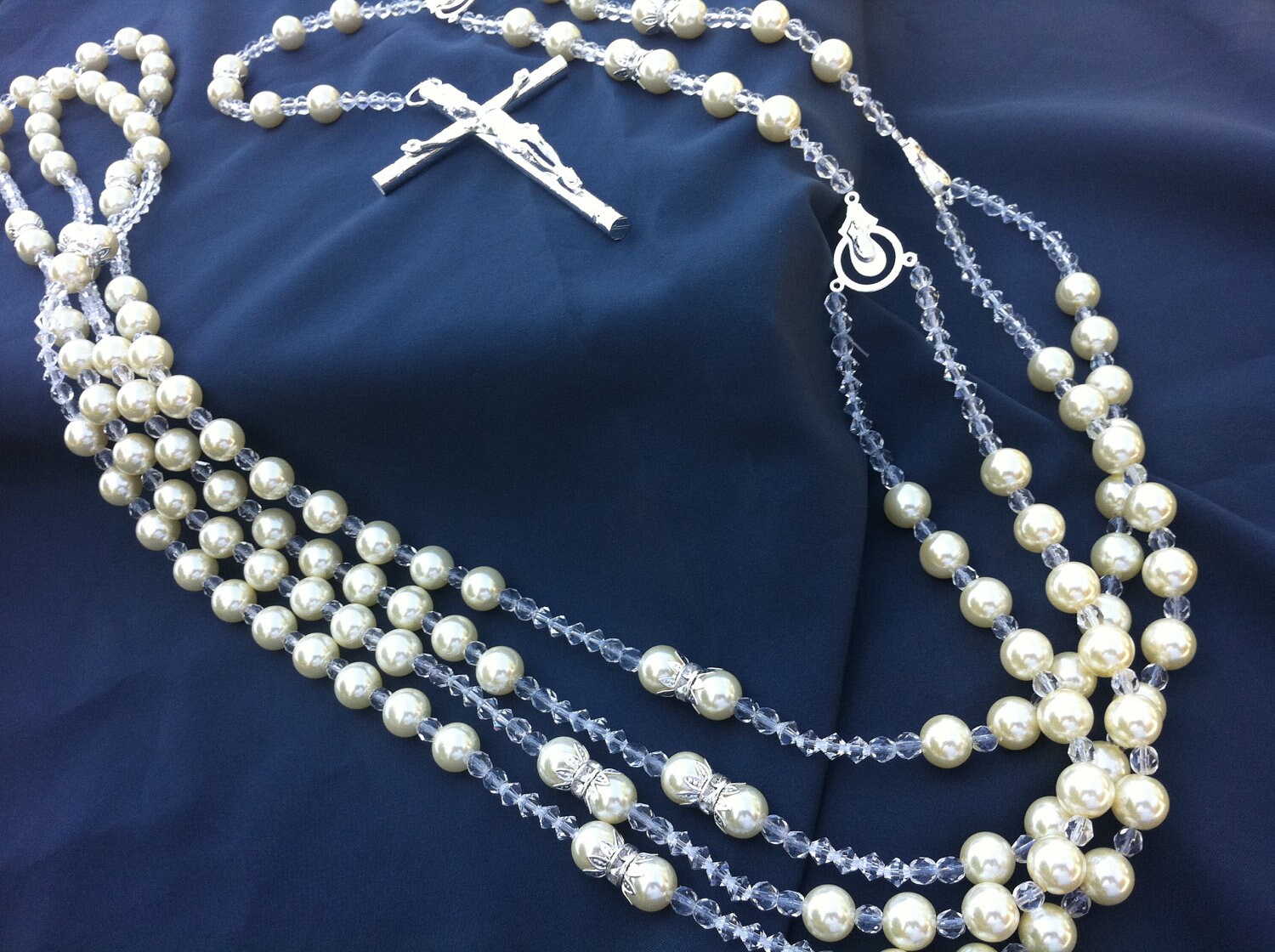 Ivory  crystal pearls wedding  lasso/Lasso de bodas en perlas de crystal/ Lazo para Boda/ laso matrimonial