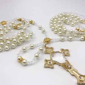 Lazo de boda/ lazo para boda en perlas de cristal ivory