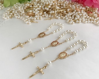 30 Baptism Favors ivory off white faux pearls/baptism favors/communion favor /Christening Favors/ Recuerdos de Bautizo /ivory color pearls