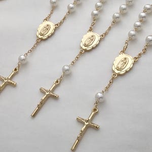 30 Baptism Favors ivory off white faux pearls/baptism favors/ communion favor /Christening Favors/ Recuerdos de Bautizo /ivory color pearls image 4