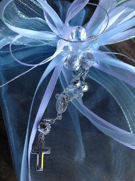 24pc Acrylic Mini Rosary Favors - Baptism - Communion - Recuerditos De  Bautismo - Christening - Decenarios - Wedding