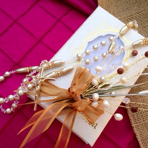 Bible and Rosary  set/ set de Biblia y Rosario para boda/ wedding bible set/ libro Y Rosario/ wedding gift