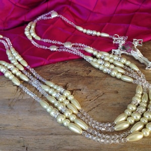 Non catholic wedding lasso in Ivory crystal Pearls / lasso para boda Sin imagenes Catolicas color Ivory