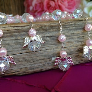 150PC baptism favors ivory colors/mini rosary/ communion favors favors/ christening favors/ angel favors