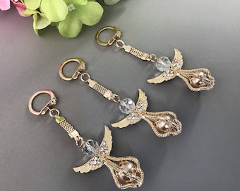 12pcs recuerditos Para Bautizmo/ Recuerdos/ favors/ cotillon/ angelitos de Crystal para el espejo del carro
