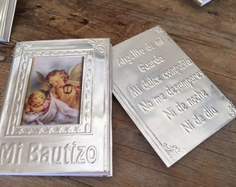 12 Baptism Favors/ recuerdos de Bautizo/ christening favors prayer books/ recuerditos bautismo/ mini rosaries/ favor