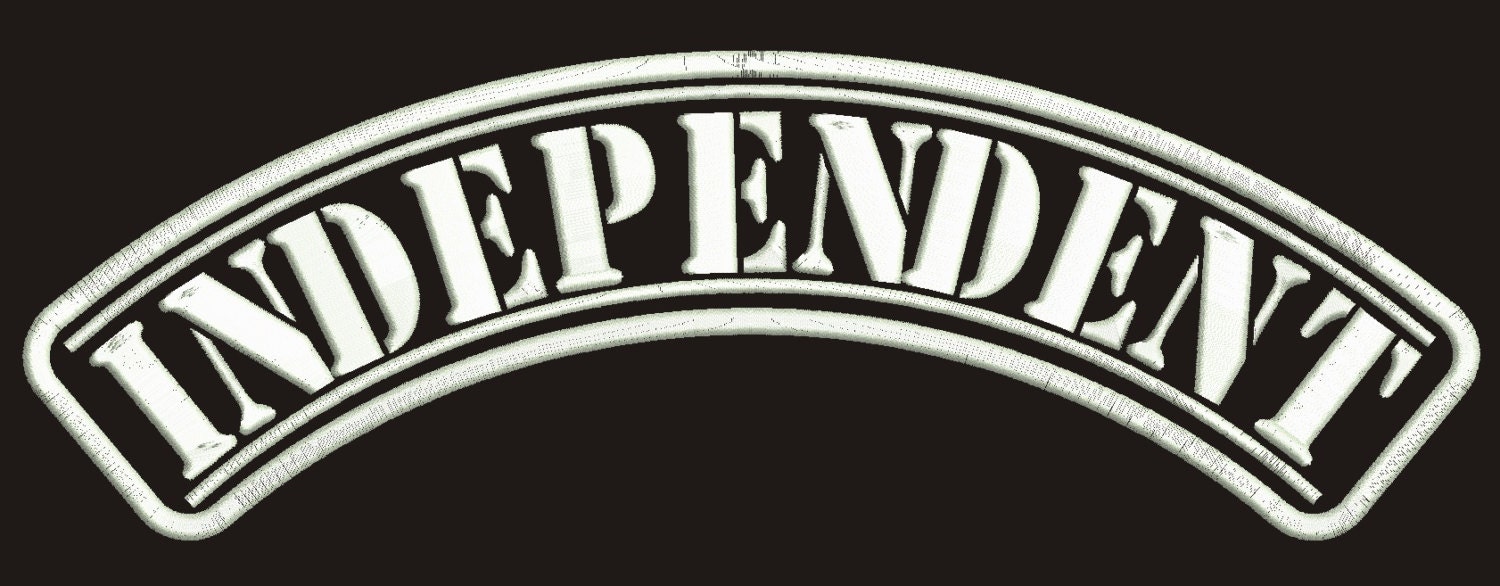 INDEPENDENT ribbon for bikers Machine Embroidery Design Etsy
