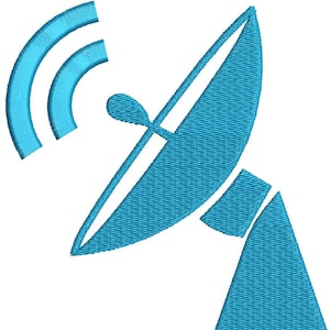 Machineborduurontwerp satellietantenne