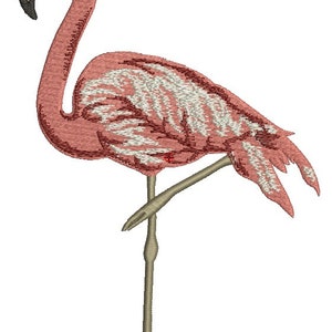 Motifs de broderie machine broderie flamant rose TÉLÉCHARGEMENT IMMÉDIAT