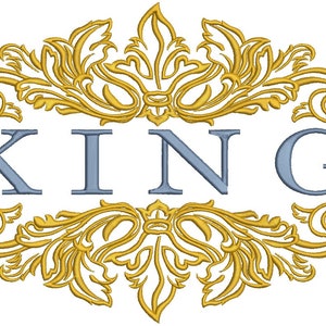 König Stickdatei sofort downloadbar