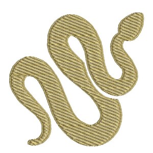 serpente segno zodiacale cinese ricamo a macchina design - testato