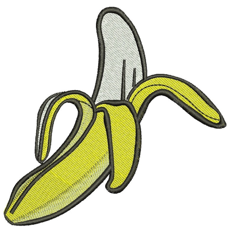 Banana Embroidery Designs Instant Download Tested Etsy