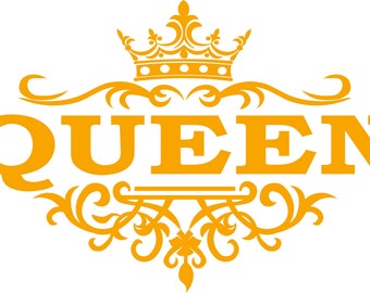 Queen crown SVG. dxf, PNG. EPS. jpg big size 300 dpi