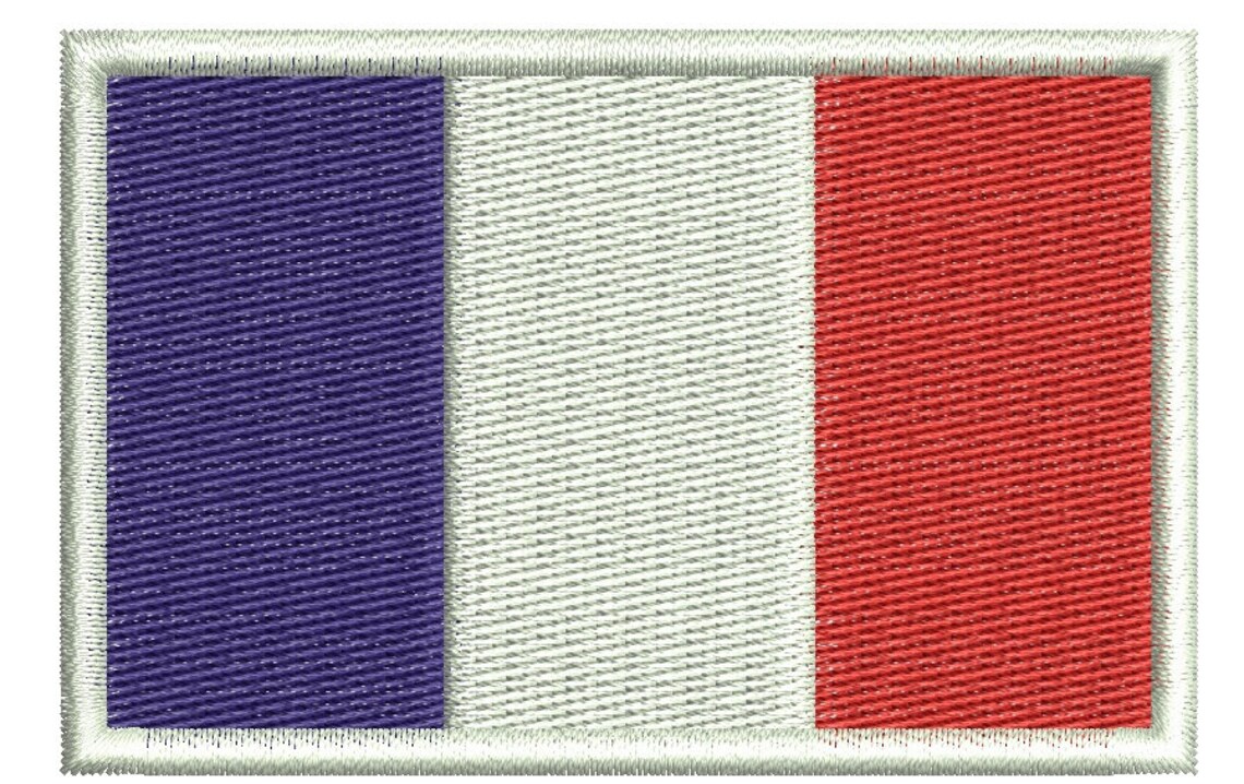 France flag embroidery design machine embroidery design  etsy