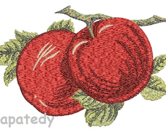 apples embroidery - Machine Embroidery Design