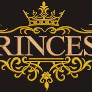 PRINCESS Krone Maschinenstickdatei sofort download