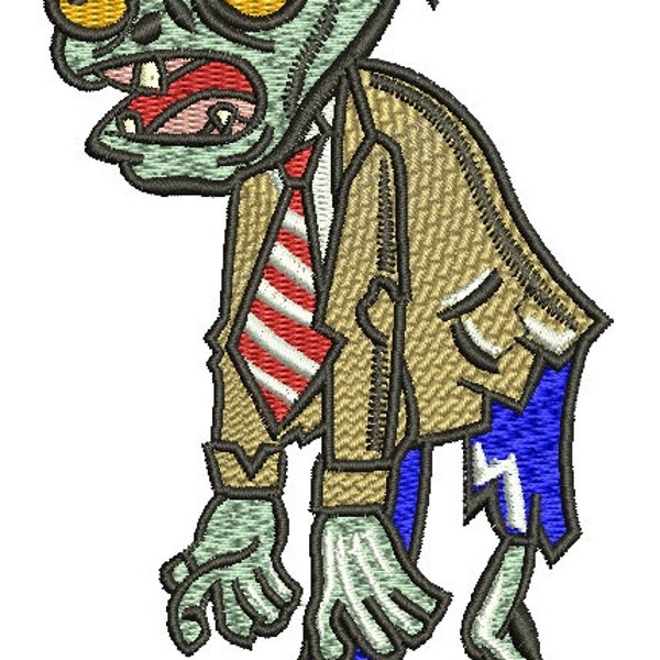 Zombie Embroidery Design Machine Embroidery Design Instant Download - tested