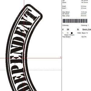 INDEPENDENT Ribbon for Bikers Machine Embroidery Design - Tested - Etsy