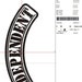 INDEPENDENT Ribbon for Bikers Machine Embroidery Design - Tested - Etsy