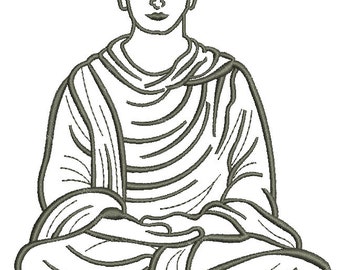 buddha - Machine Embroidery design