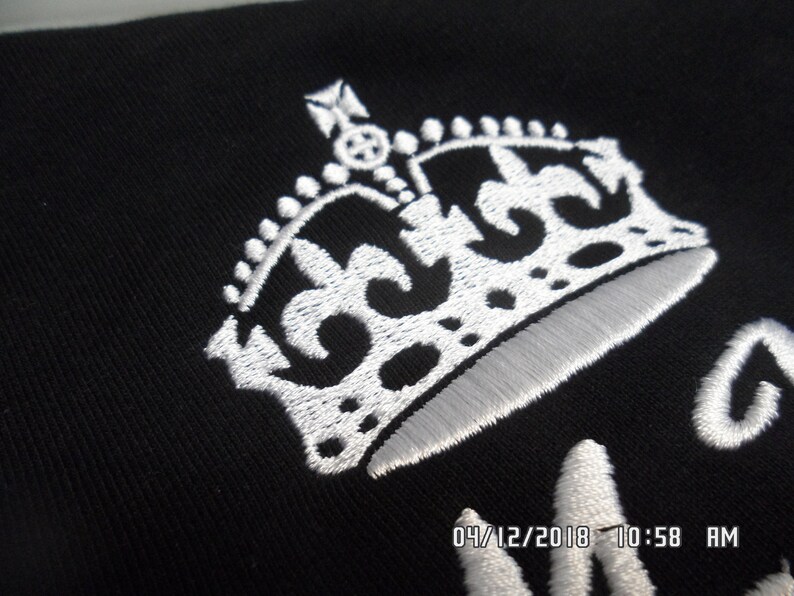 CROWN Machine Embroidery Design / Tested | Etsy