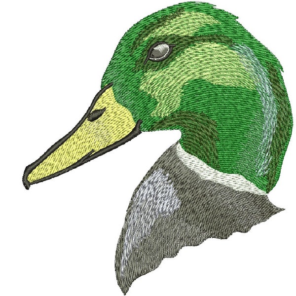 Wild Duck embroidery Machine Embroidery Design - instantly download