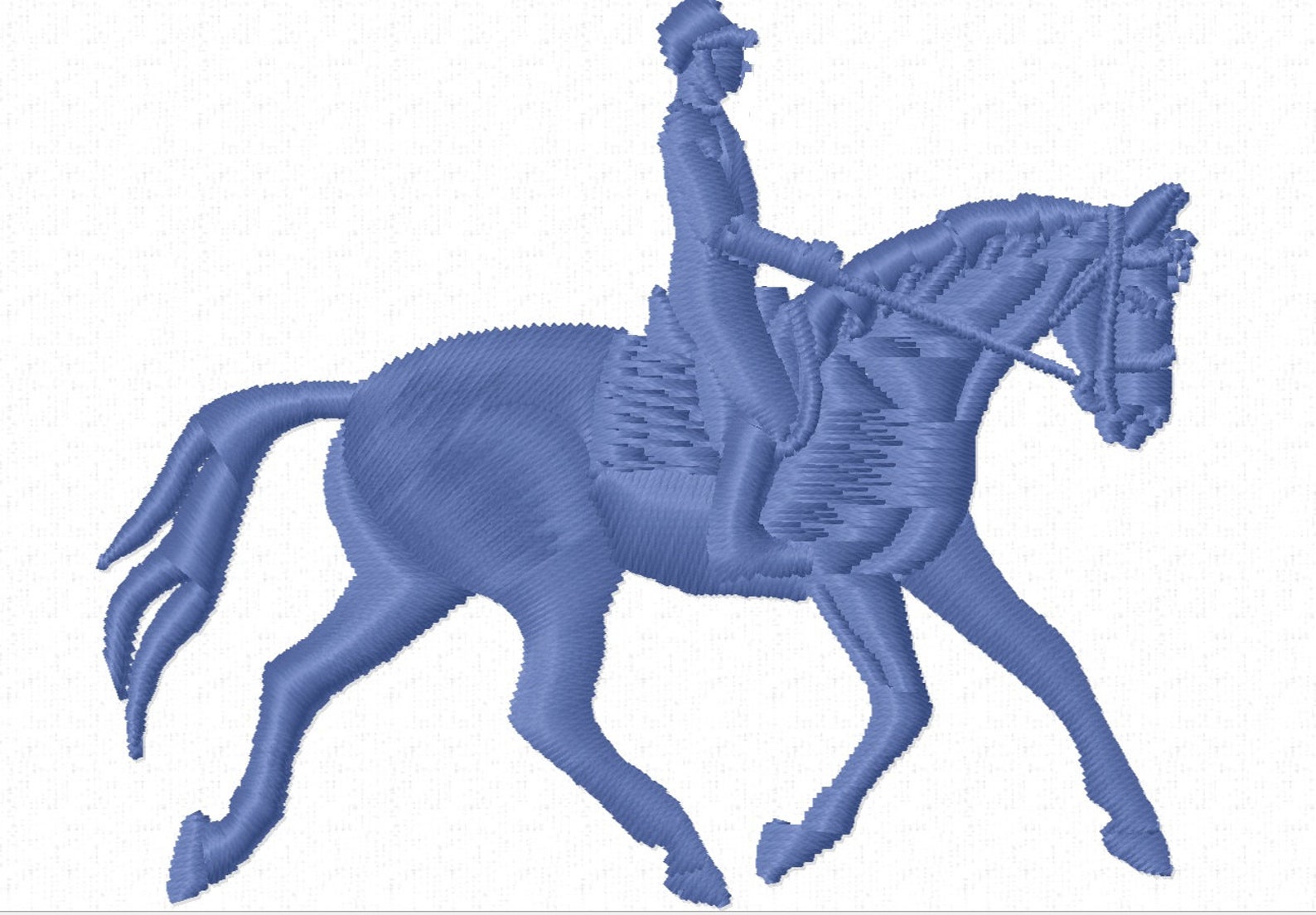 Horse Rider Machine Embroidery Design Etsy