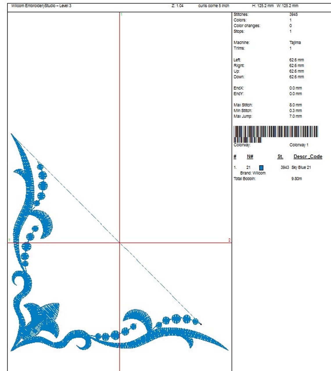 Blue Openwork Corner and Openwork Border Two Designs Two | Etsy