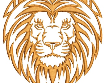 lion in the crown - Machine Embroidery Design - tested
