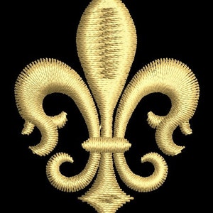 Diseños de bordado de flor de lis