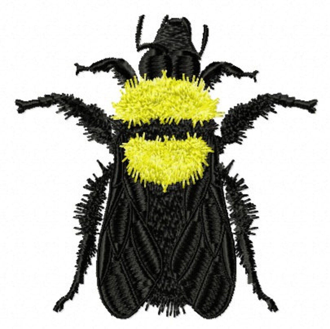 Bumblebee Machine Embroidery Design Instantly Download Etsy