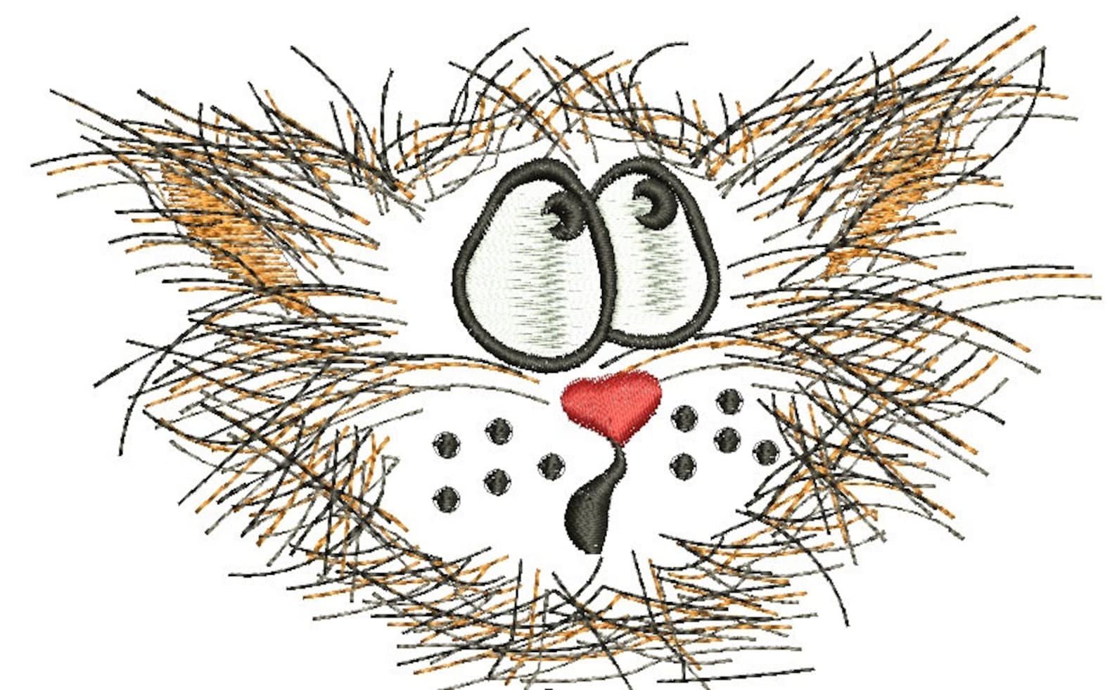 Funny Cat Machine Embroidery Designs Etsy