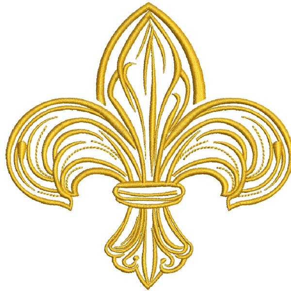 Fleur de lis machine Embroidery Designs