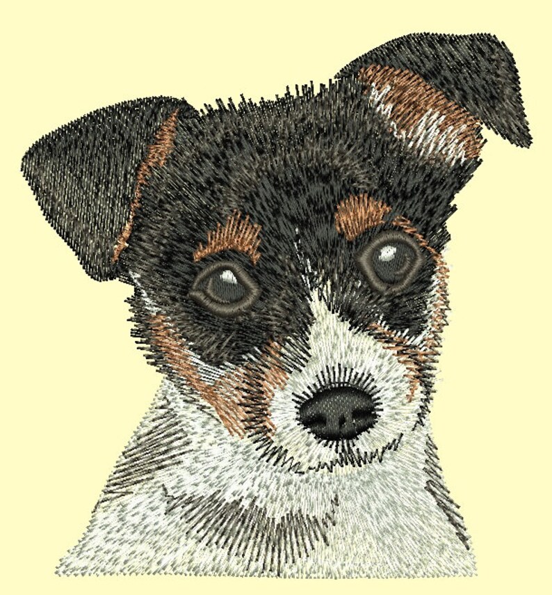 Puppy Embroidery Design Etsy