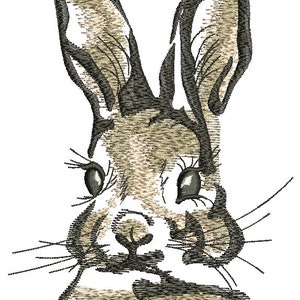 Vintage Rabbit Machine Embroidery Design, and Graphics Formats .ai .svg ...