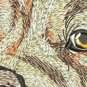 furry dog Machine Embroidery Design