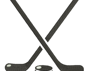 hockey sticks Machine Embroidery Design