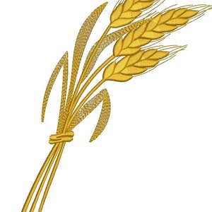 Spikelets of wheat Machine Embroidery Design