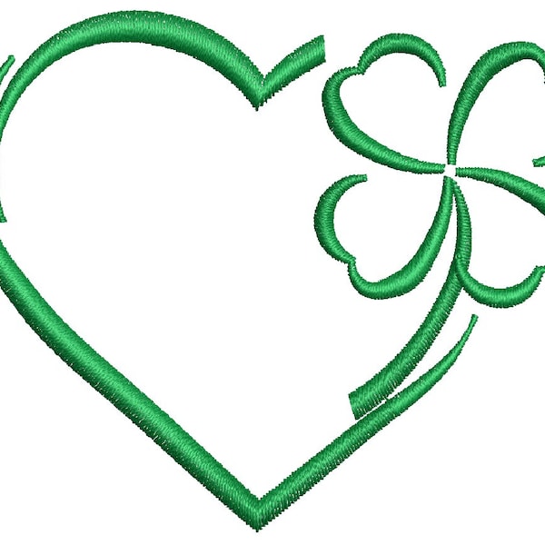 a set of Cloverleafs  Machine Embroidery Designs -  three designs, each design in two sizes 4"x4", 3"x3"