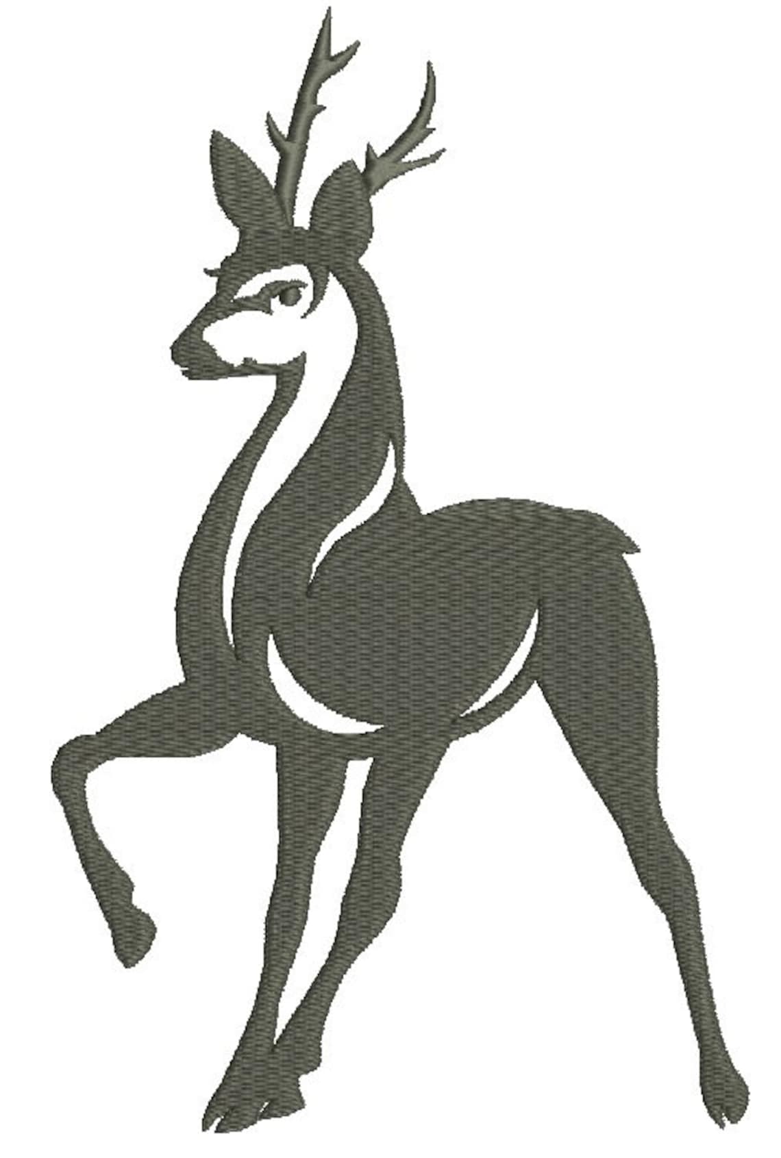 Deer machine embroidery design instant download  etsy Deer machine embroidery design instant download  etsy