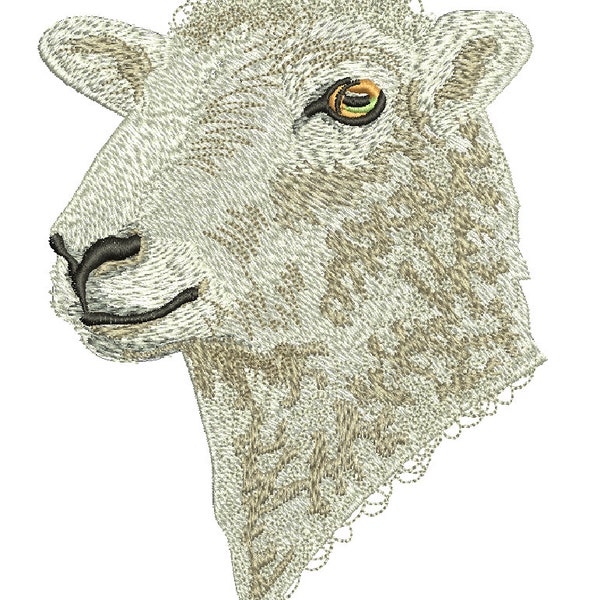 Motif de broderie machine agneau (mouton)