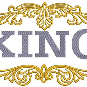 König Stickdatei sofort downloadbar