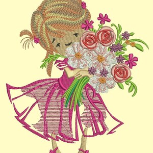 lief meisje / prinses - Machine borduurwerk ontwerp