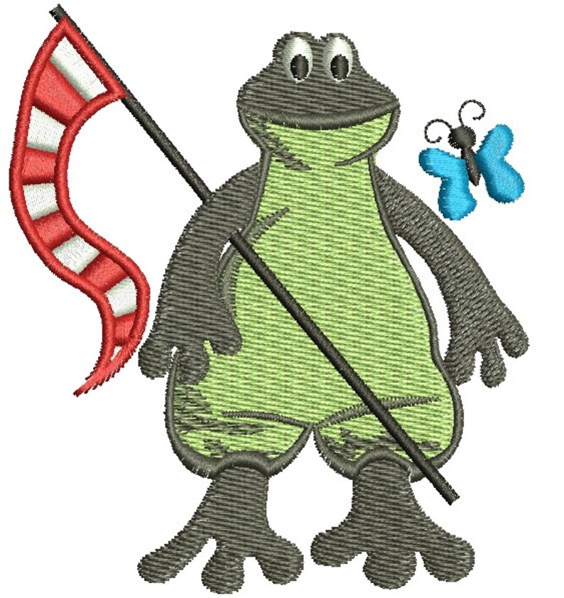 Download Frogling / Cute Frog Machine Embroidery Machine Embroidery ...