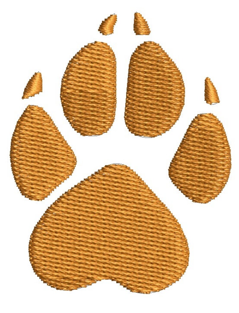 Dog footprints Machine Embroidery design 3 sizes design Etsy