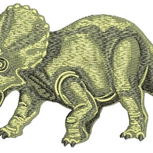 Ojoceratops Dinosaurier Maschinenstickerei Designs
