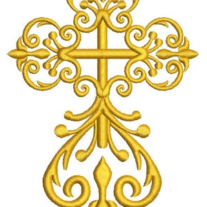 Croix motif de broderie Machine - motif de broderie machine et formats graphiques .ai .svg .psd .jpg haute qualité