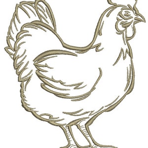 chicken  Machine Embroidery Design
