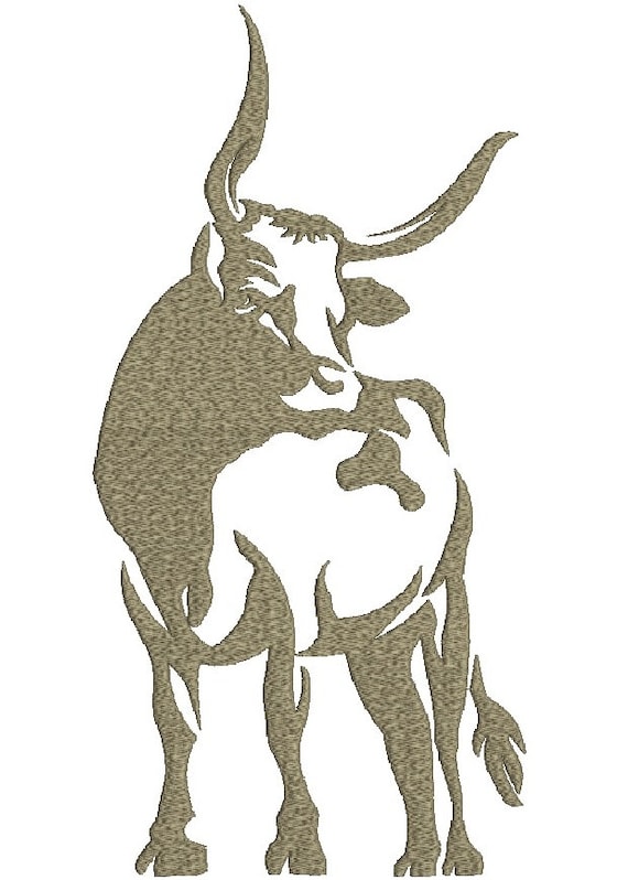 bull Taurus Zodiac Sign Machine embroidery design