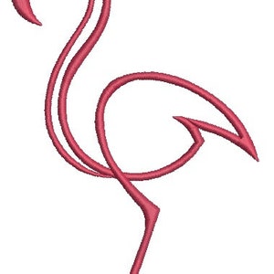 Flamingo-Stickerei, Maschinenstickmotive, SOFORTIGER DOWNLOAD